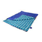 6 Lb - 2 Person Sleeping Bag - 87 In X 66 In, Blue