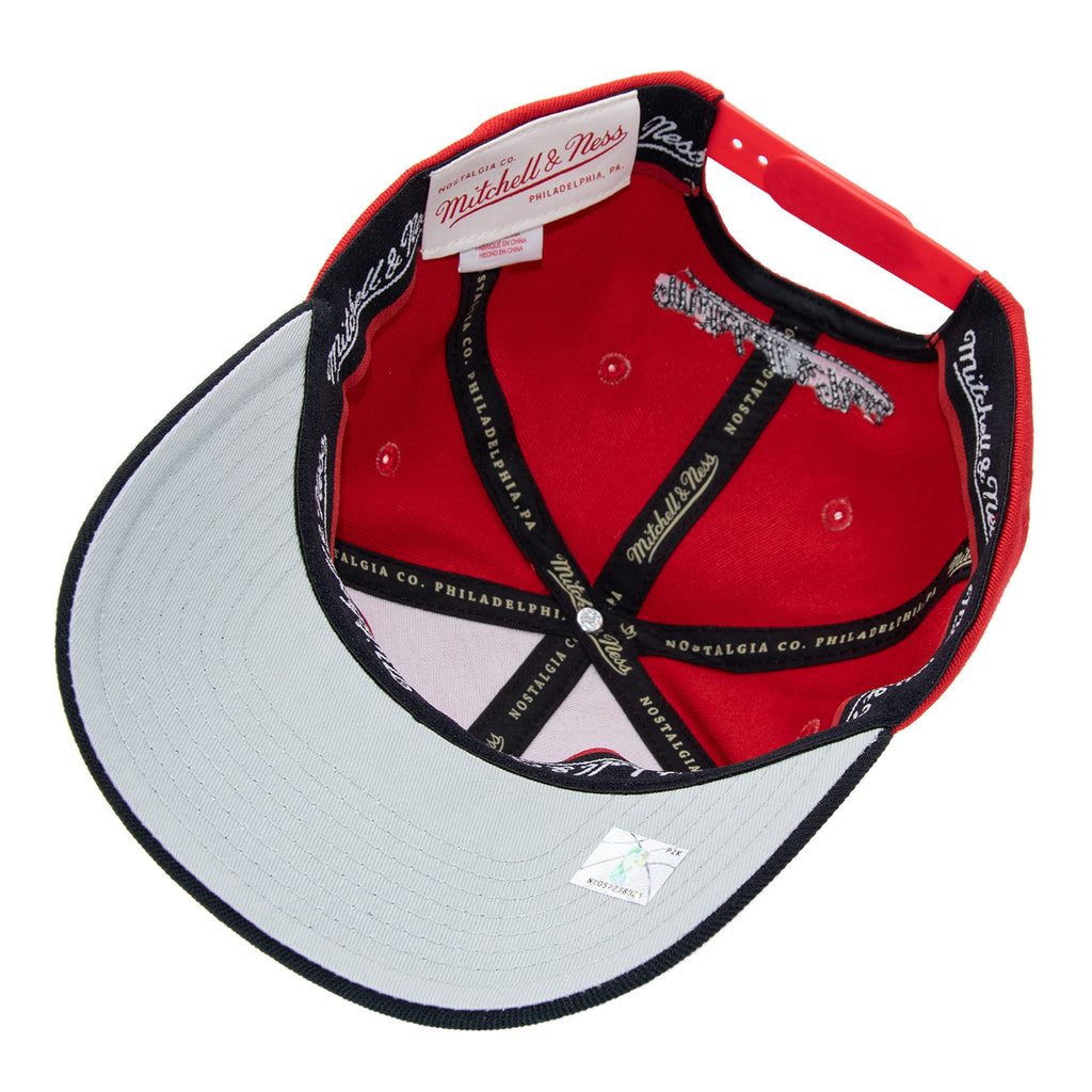 Mitchell & Ness Nba Team 2 Tone 20 Stretch Snapback - Chicago Bulls, Redblack, Red