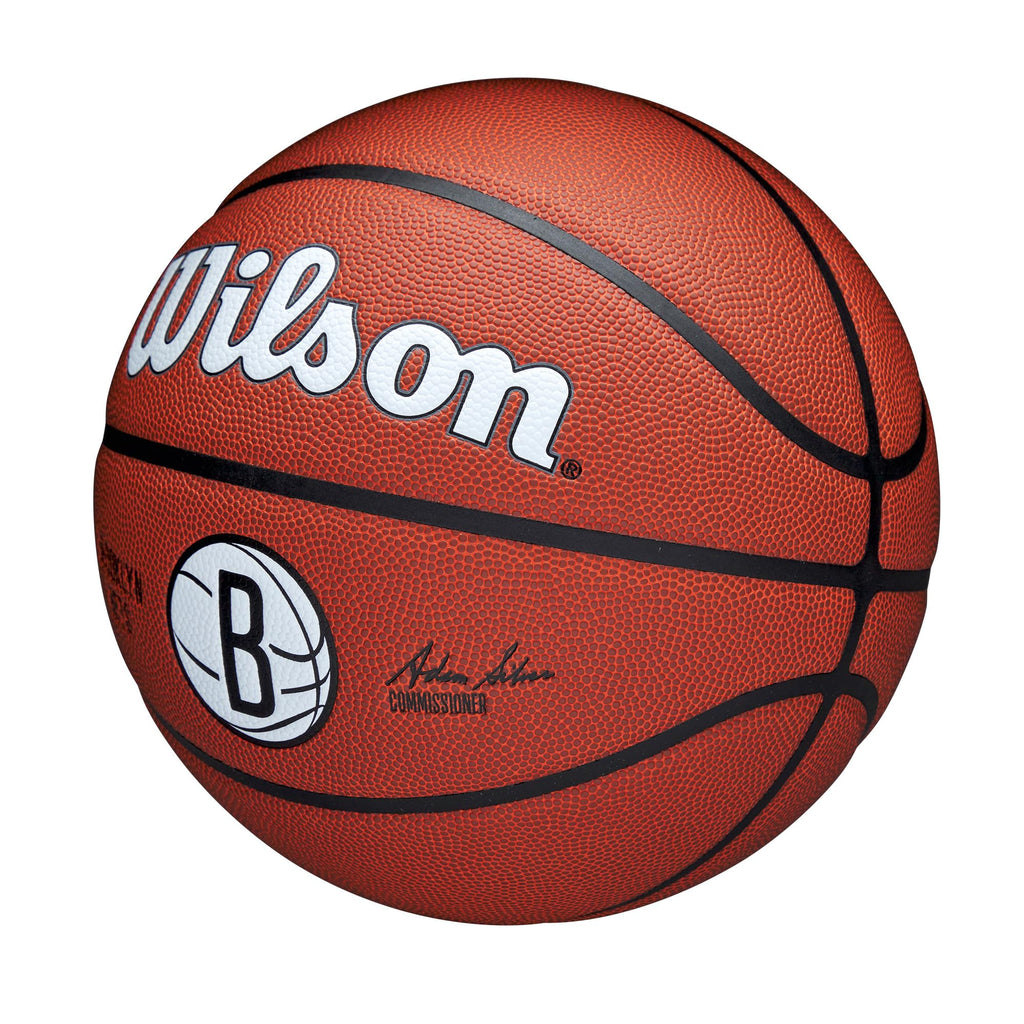 Wilson Nba Team Alliance Basketball - Brooklyn Nets, Size 7-29.5''