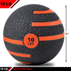 Jfit Medicine Exercise Ball With Dual Texture, 10 Lb