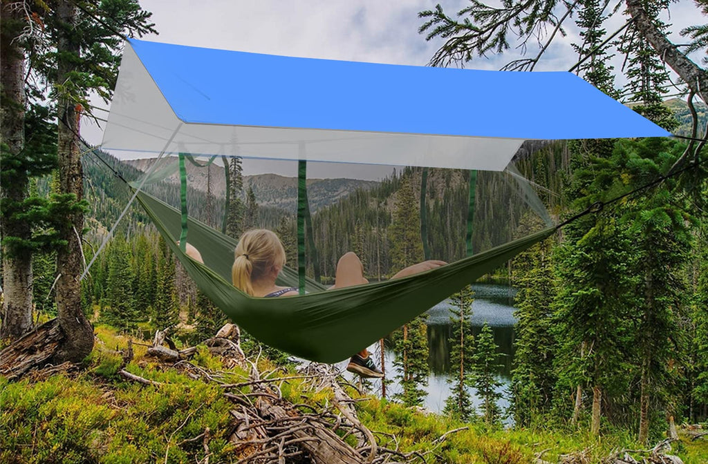 Wind Tour Portable Multifunctional Tent Footprint Traveling Awning Backpacking Tarp Rain Fly Tarp Tent Waterproof Shelter Outdoo