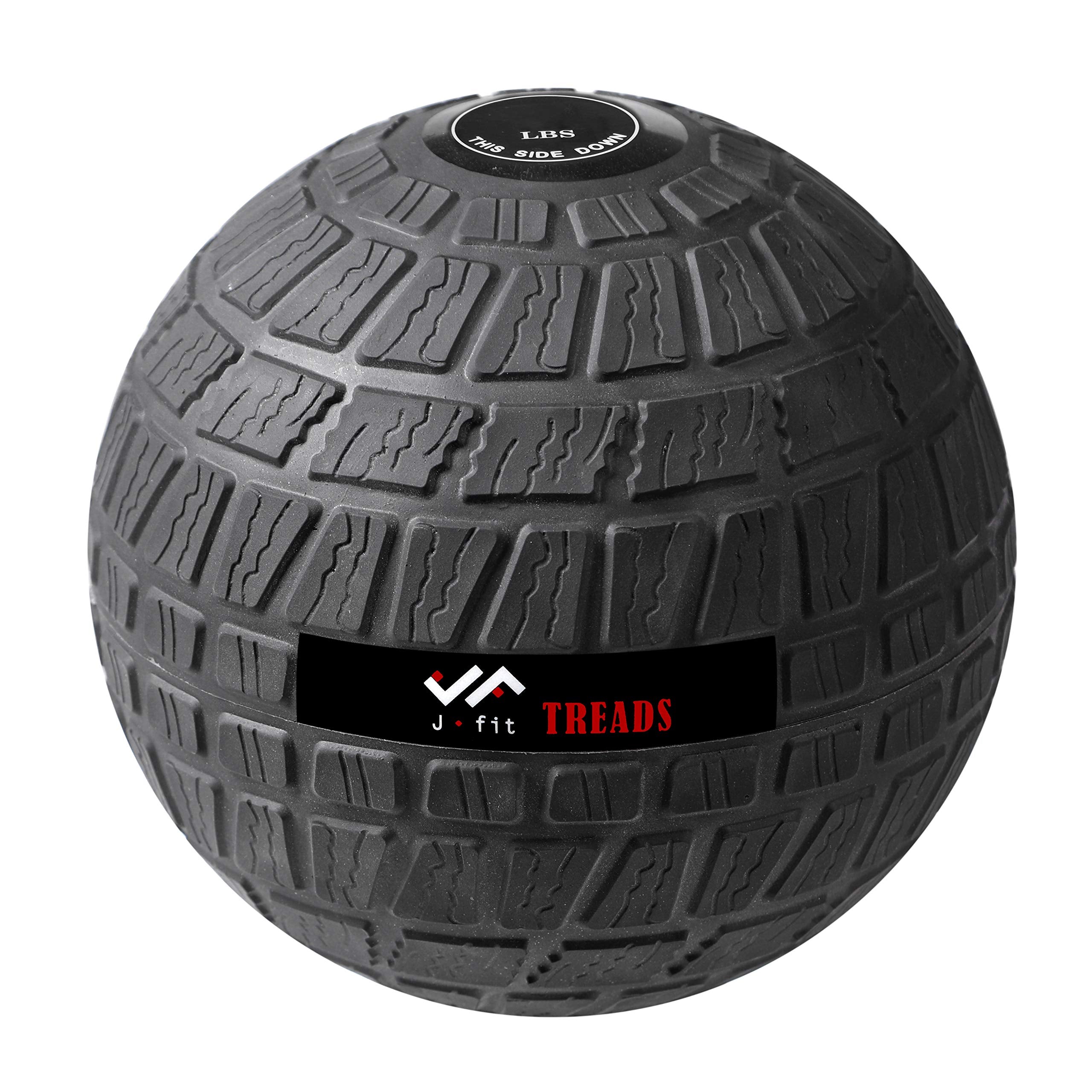 JFIT Slam Ball, Treads Black, 40 LB