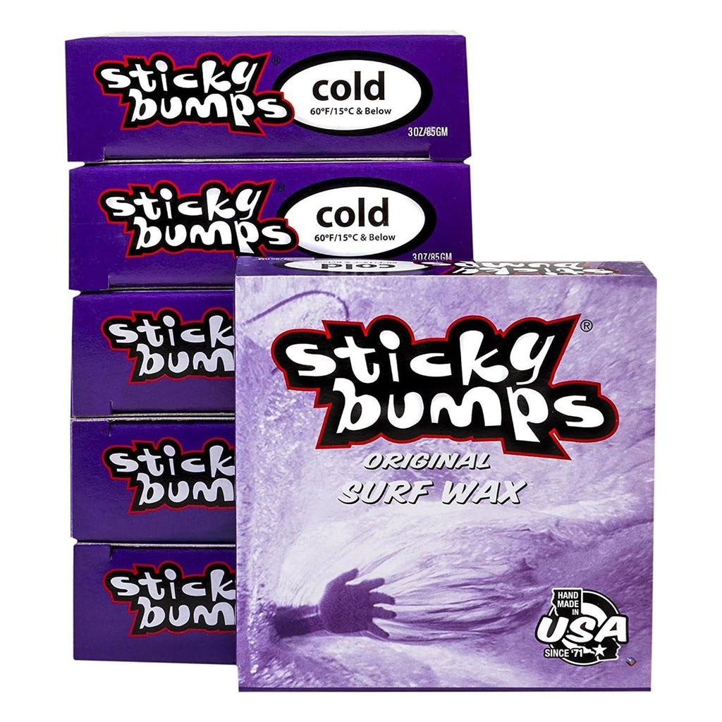 Sticky Bumps Surfboard Wax 6 Pack Cold