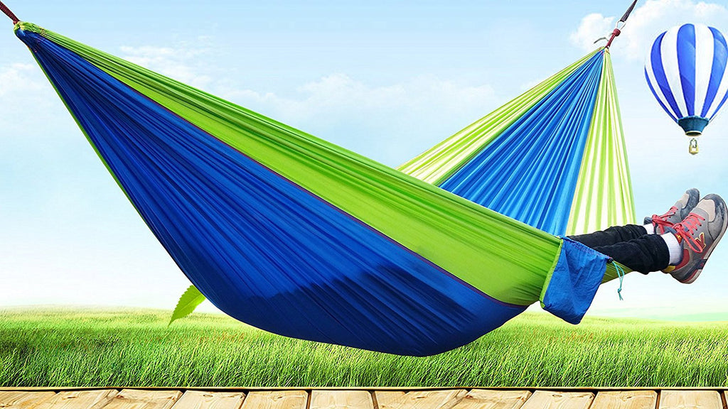 Hammocks, Easy Hanging Hammock With Tree Straps&Carabiners- Supports Up To 600 Lbs For Camping Backpacking, Hiking, Travel, Beac
