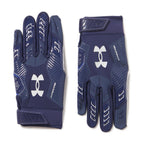 Under Armour Men'S F9 Nitro Football Gloves, (410) Midnight Navy/Cobalt Legacy/Metallic Silver, Xx-Large