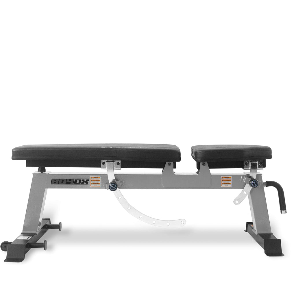 Cap Barbell Deluxe Utility Weight Bench, Silver