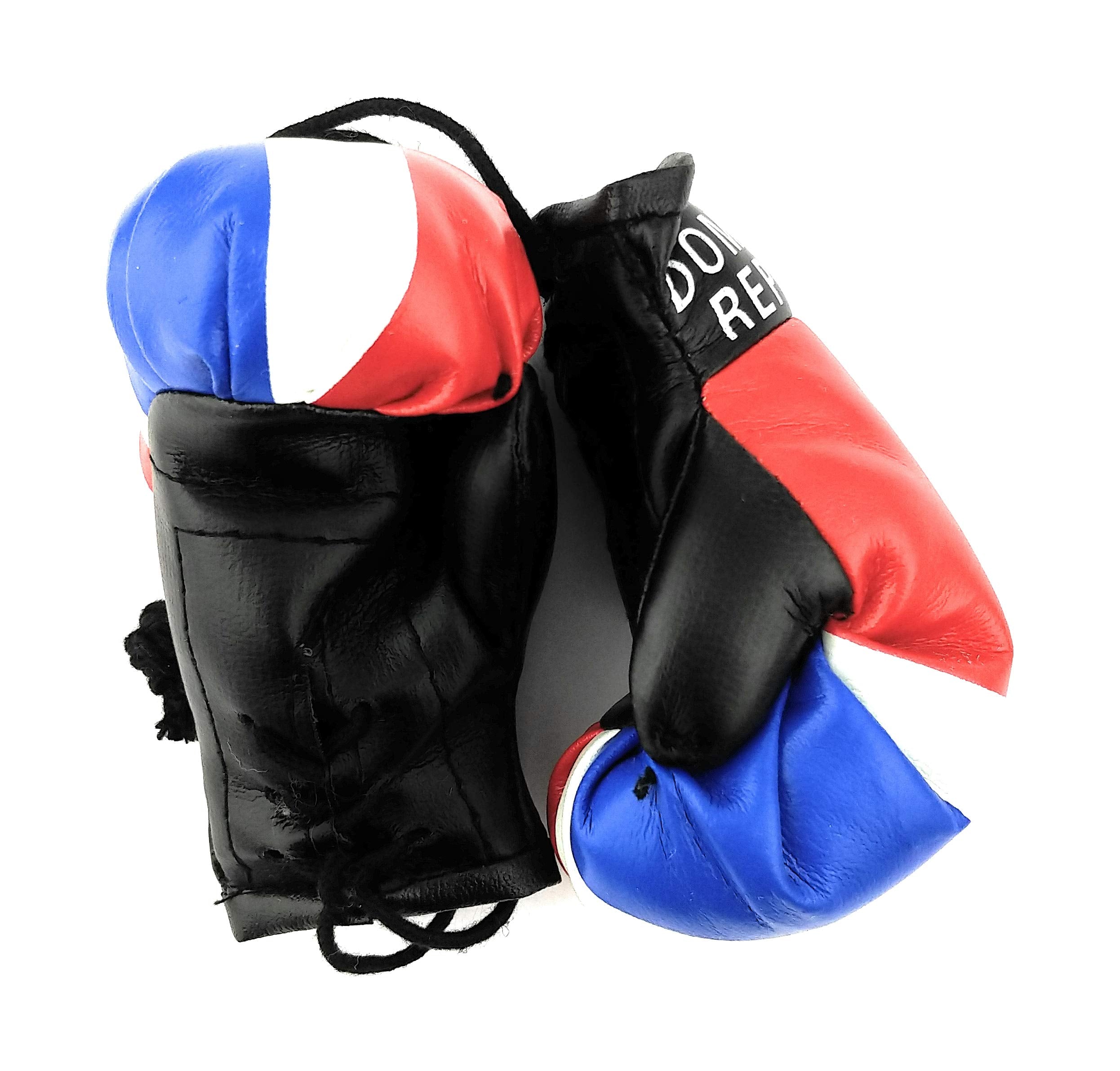 Hanging Car Mirror Mini Boxing Gloves (Dominican Republic)