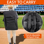 Lemy Heated Stadium Seat For Bleachers With Back Support,25 Wide 6-Position Reclining Padded Cushion,Black Portable Folding Chai
