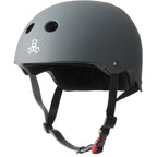 Triple Eight The Certified Sweatsaver Helmet For Skateboarding, Bmx, And Roller Skating, Carbon Rubber, Large/X-Large