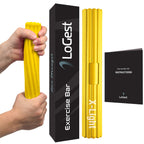 X-Light Logest Twist Hand Exerciser Bars - Flexible Bar Strengthener - Tennis Elbow, Golfer'S Elbow, Tendonitis, Wrist, Forearms