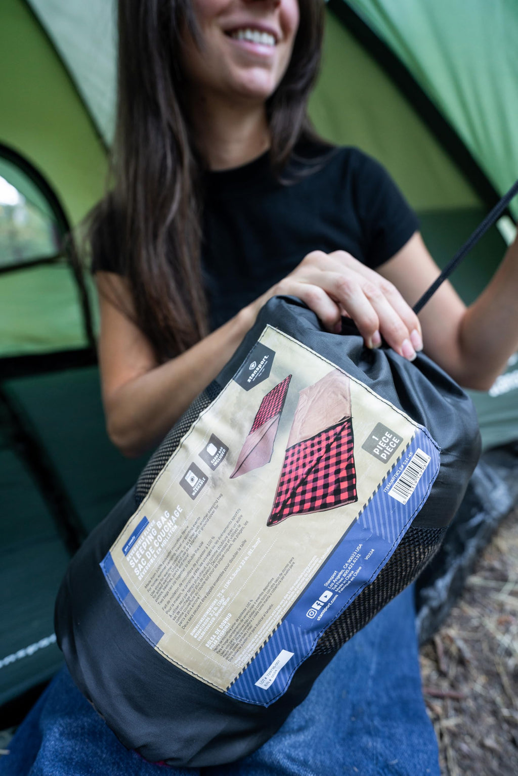 Stansport Reversible Fleece Sleeping Bag
