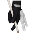 Fortuna Billiard Glove Classic - for Left Hand - Black - with Strap (X-Large)