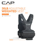 Cap Barbell Women'S Weighted Vest, 30 Pound, Black