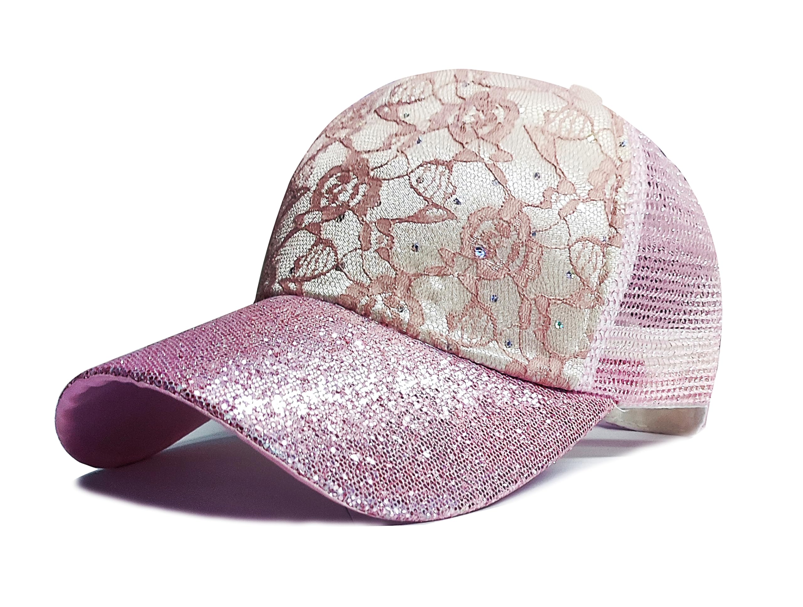 Athrz Men Boys Girls Stylish Baseball Adjustable Cap Topi Pink