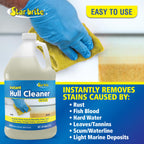 Star Brite Instant Hull Cleaner - Easily Remove Stains, Scum Lines & Grime For Boat Hulls, Fiberglass, Plastic & Painted Surface