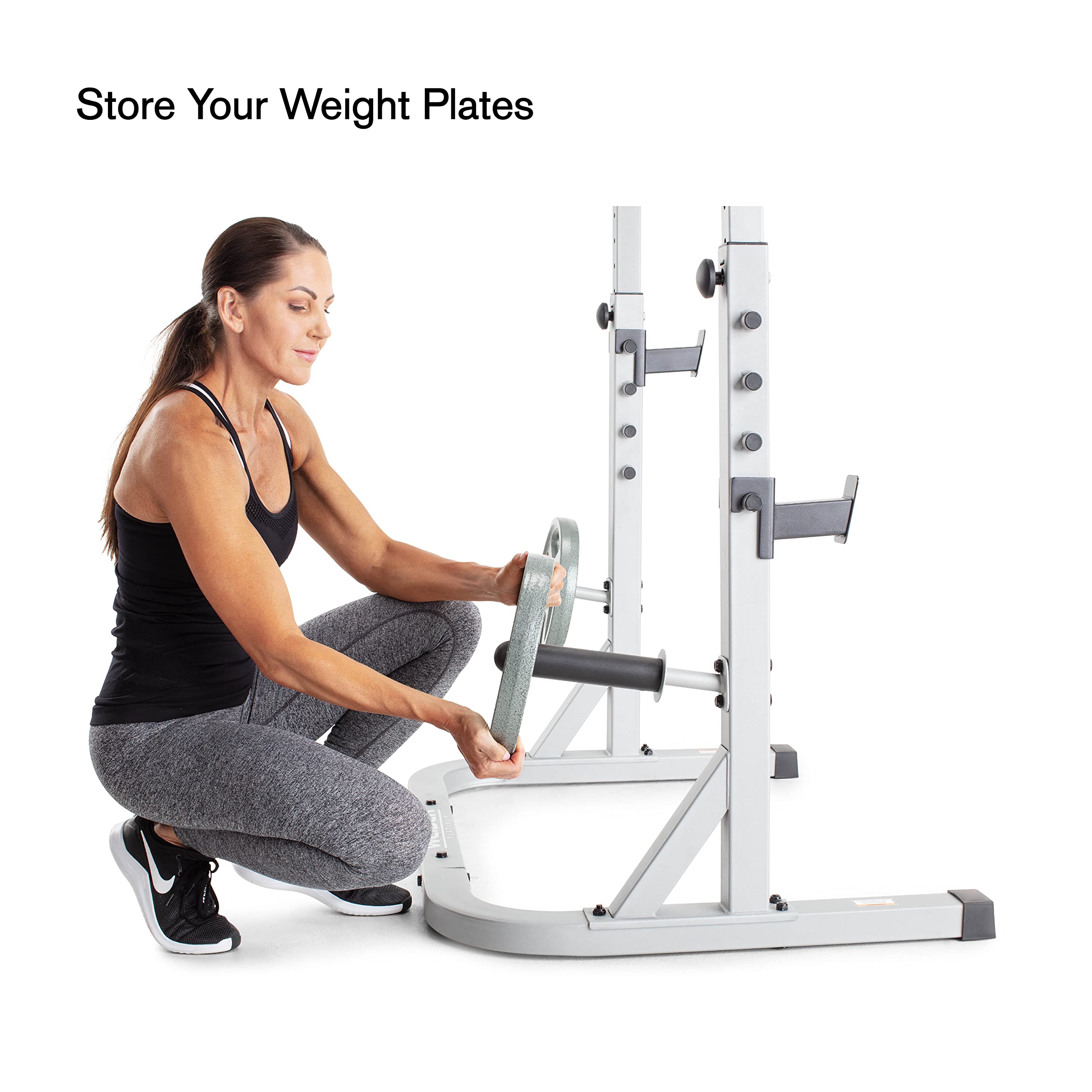 Weider Platinum Squat Rack, Black