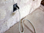 2 Ft - 12 Gauge Heavy Duty Outdoor Extension Cord - 3-Outlet Lighted Sjtw - White Heavy Duty Extension Cord By Watts Wire - Shor