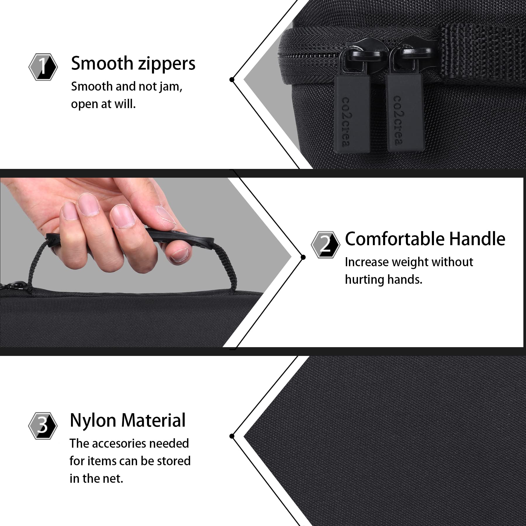 Co2Crea Hard Case Compatible With Steel Tip Or Soft Tip Darts, Holds 12 Darts And Extra Accessories, Built-In Storage Tubes And