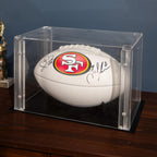 Franklin Sports Nfl San Francisco 49Ers Autograph Football - Official Size White Panel Souvenir Football For Autographs + Signat