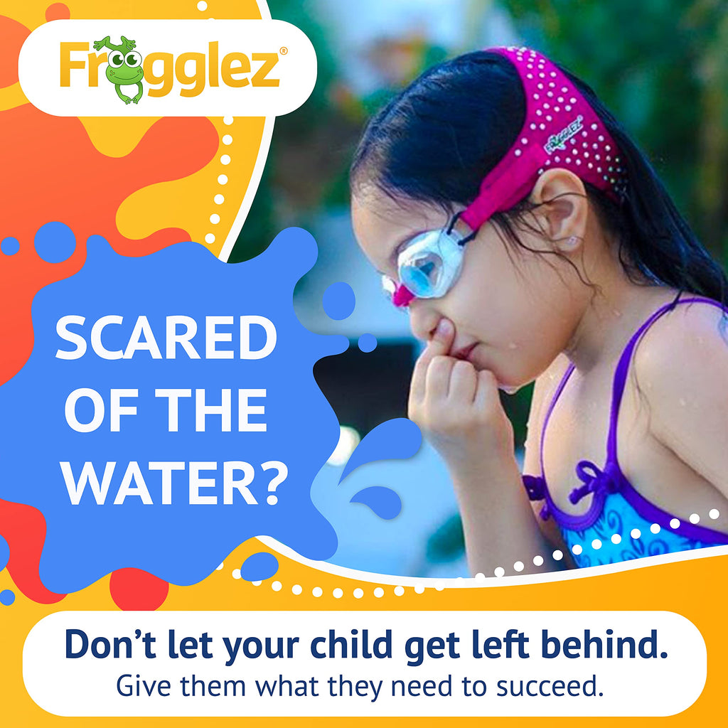 Frogglez Kids Swim Goggle Patented Comfort Strap Only Fits Most Goggles | No Hair Pulling | Recommended By Olympic Swimmers (Pur