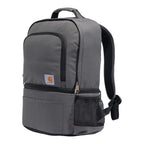 Carhartt Insulated 24 Can Two Compartment Cooler Backpack, Backpack With Fully-Insulated Cooler Base, Gray