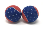 Pre-Cut Walker Glide Balls - 15 Colors & Styles (Patriotic)