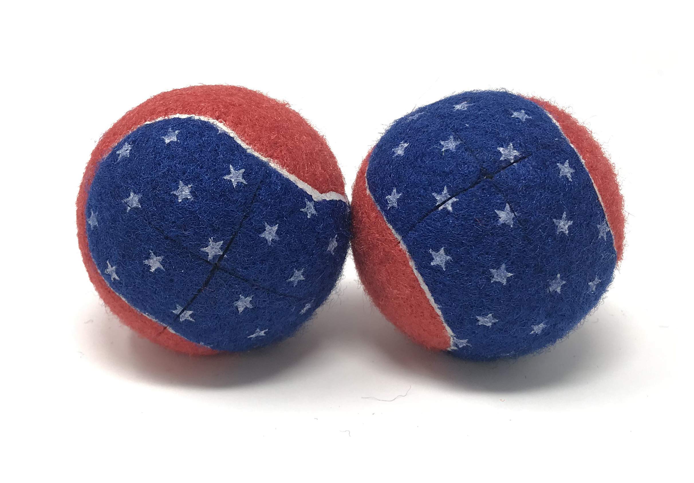 Pre-Cut Walker Glide Balls - 15 Colors & Styles (Patriotic)