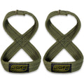 SERIOUS STEEL FITNESS Figure 8 Deadlift Straps (60 Centimeters - OD Green)