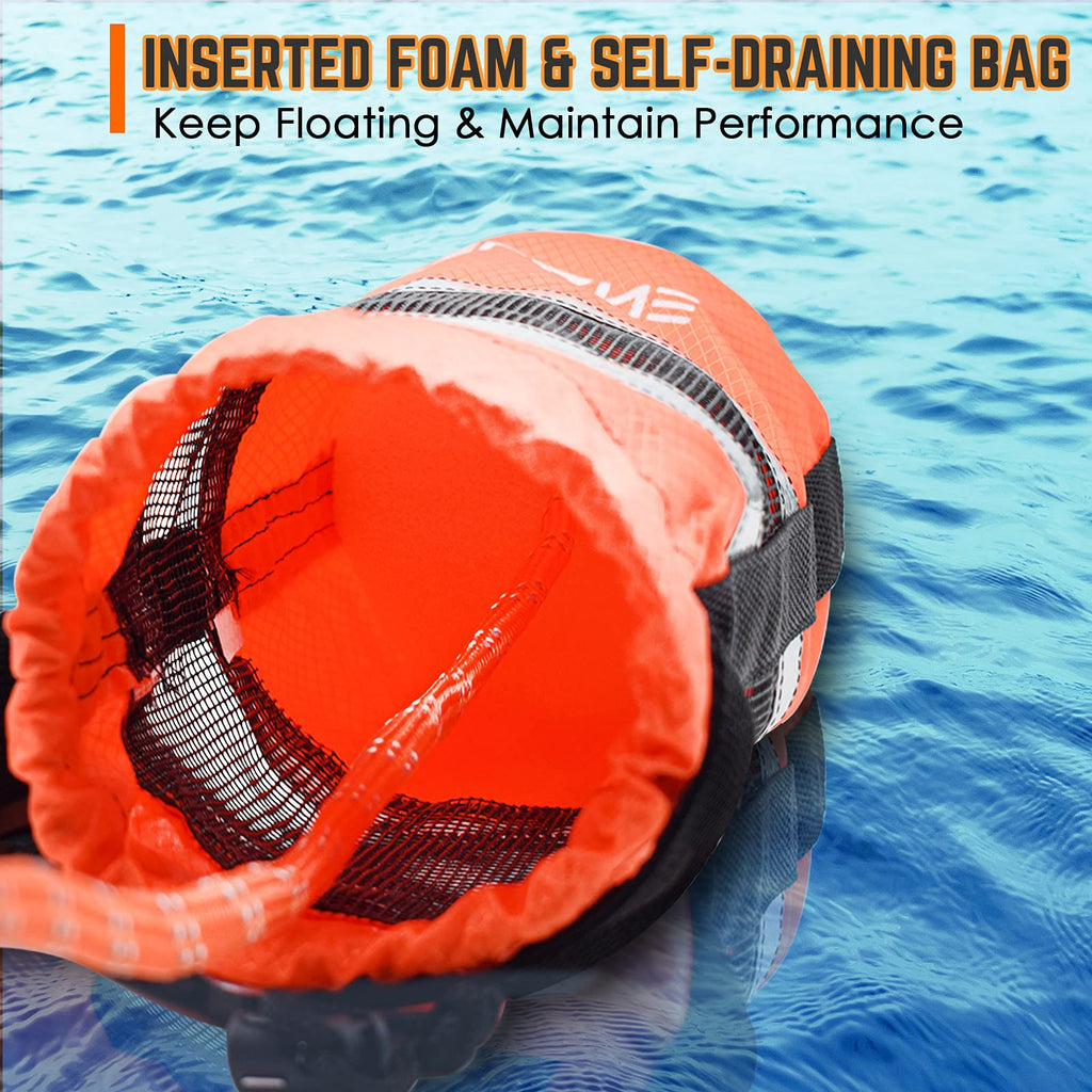 Acelane Throw Bag For Water Rescue With 70Ft Reflective Throw Rope, Floating Rescue Ropes For Whitewater Boating, Kayaking, Ice