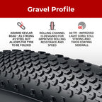 Fincci Pair 700 X 38C Tires 40-622 With 1Mm Antipuncture Protection For Gravel Cycle Electric Cyclocross Mtb Cross Hybrid Bike B