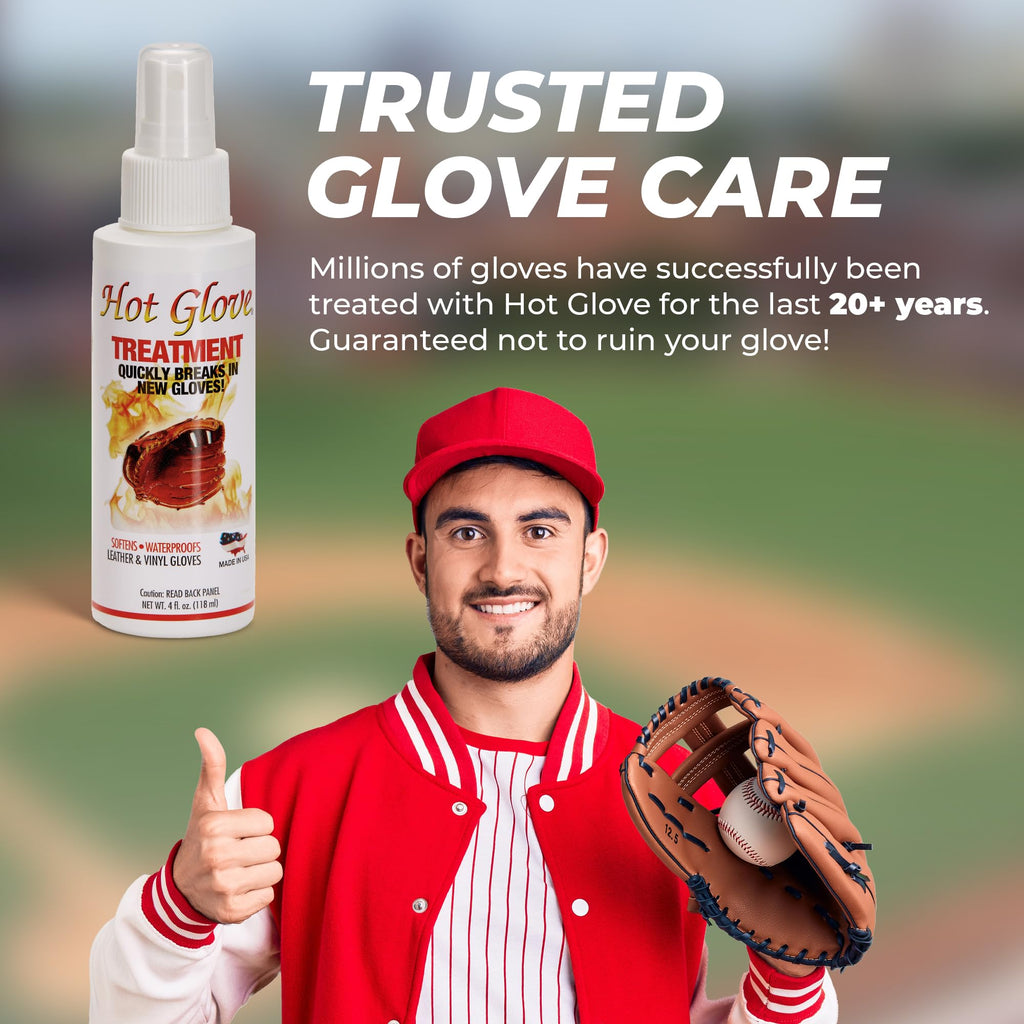 Hot Glove Heat Treatment Instant Glove Break-In For Baseball And Softball Gloves - The Original Hot Glove