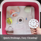 Gimwa Collapsible Dish Basin, Wash Basin For Baby Bottles, Foldable Wash Tub For Kitchen, Rv Camping Sink, Outdoor Kitchen, Stur