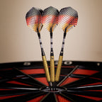 Elkadart Titanium 90% Tungsten Soft Tip Darts With Storage/Travel Case, Gold, 18 Grams,One Size