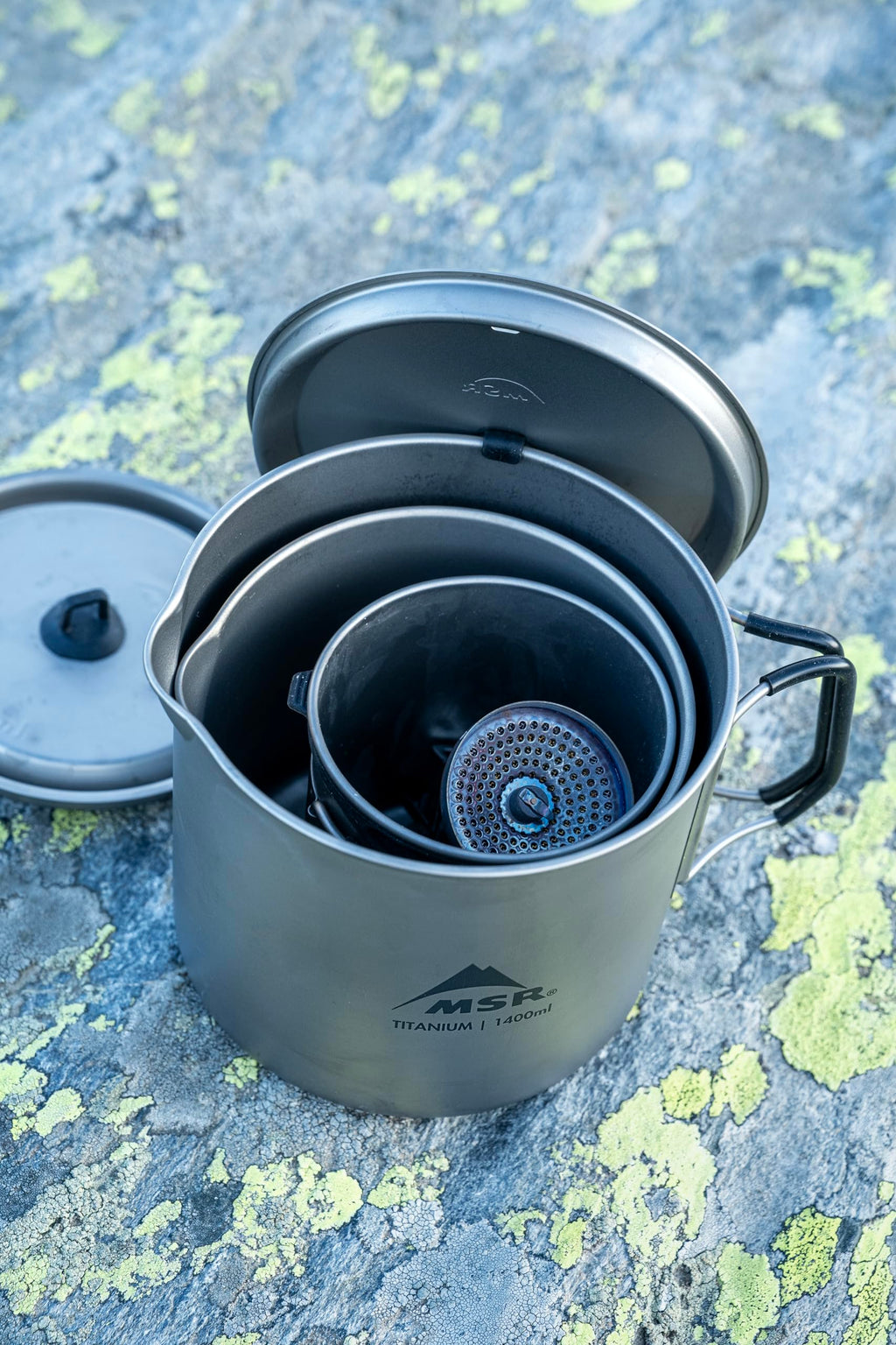 MSR Titan Titanium Camping Kettle, 1400 mL