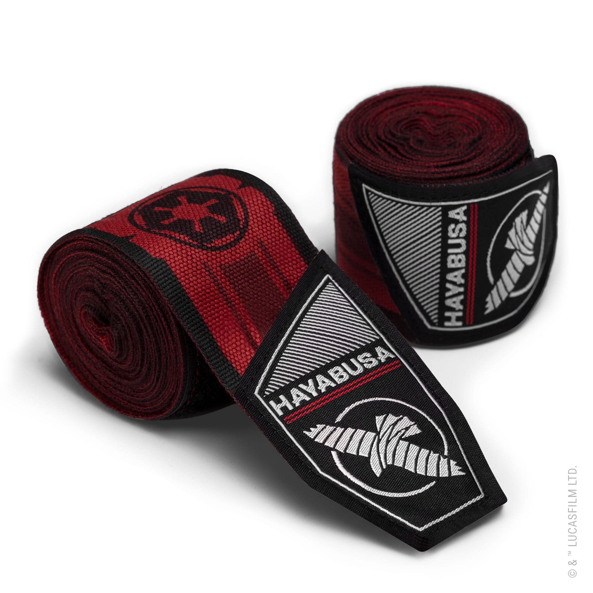Hayabusa Star Wars(Tm) Galaxy Boxing Hand Wraps Officially Licensed Reusable Hook And Loop Closure For Men And Women - Sith, 180