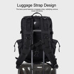 LHI Military Tactical Backpack for Men and Women 45L Army 3 Days Assault Pack Bag Large Rucksack with Shoe Compartment