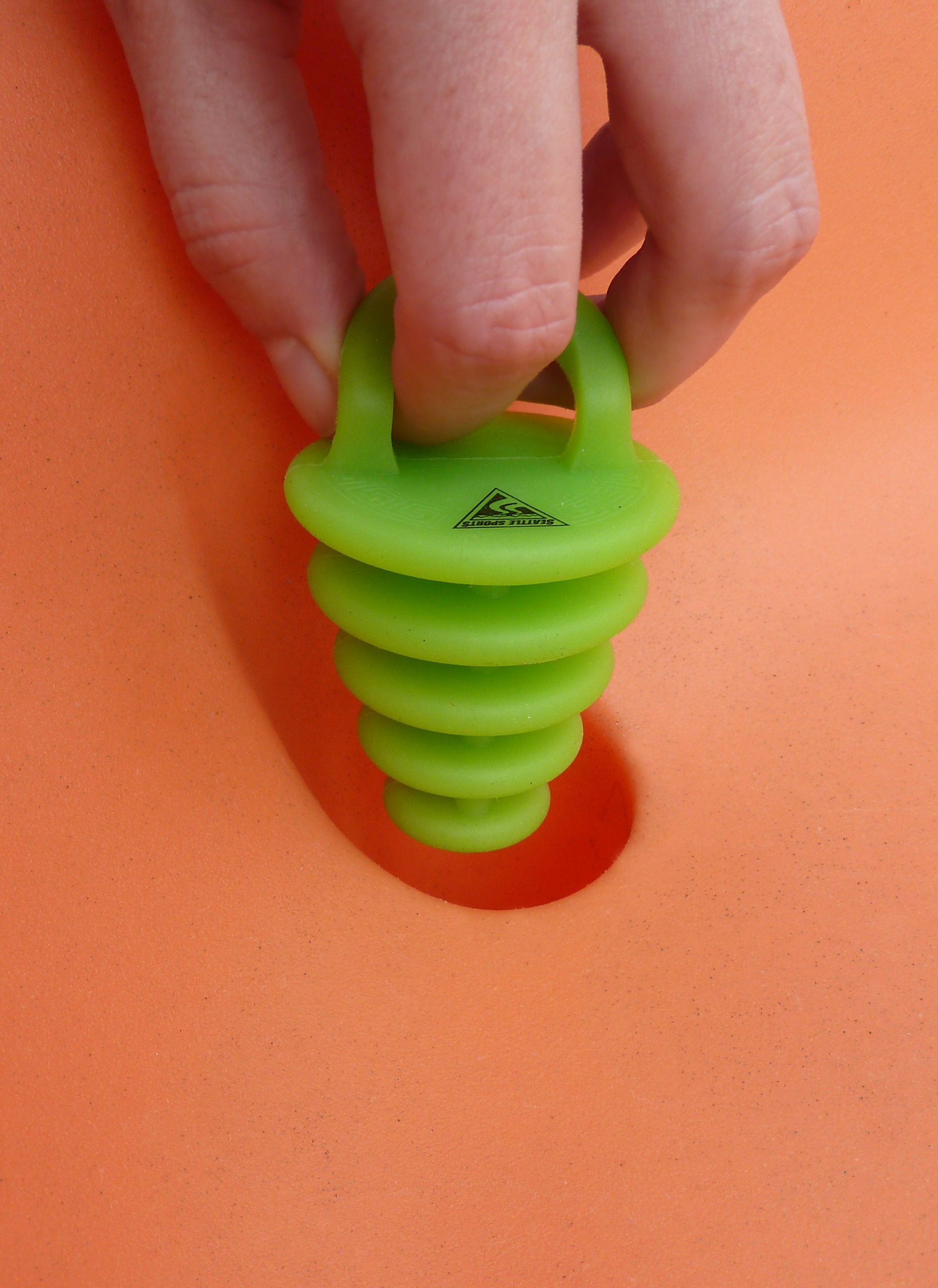 Seattle Sports Universal Kayak Scupper Plugs - Neon Green