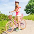 Glaf Girls Bike For 2-12 Years Old 12 14 16 20 Inch Toddlers And Kids Bike With Training Wheels & Doll Seat Girls Boys Bicycle,A