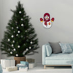 Rico Industries Ncaa Iowas State Cyclones Snowman Shape Cut Pennant - Home And Living Room D  Cor - Soft Felt Ez To Hang