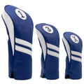 Proactive Sports Vintage Golf Club Head Covers For Driver, Fairway Wood, And Hybrid (1,3,X) | Headcovers Fit Up To 460Cc | Class
