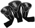 Team Golf Mlb Chicago White Sox Contour Golf Club Headcovers (3 Count) Numbered 1, 3, & X, Fits Oversized Drivers, Utility, Resc