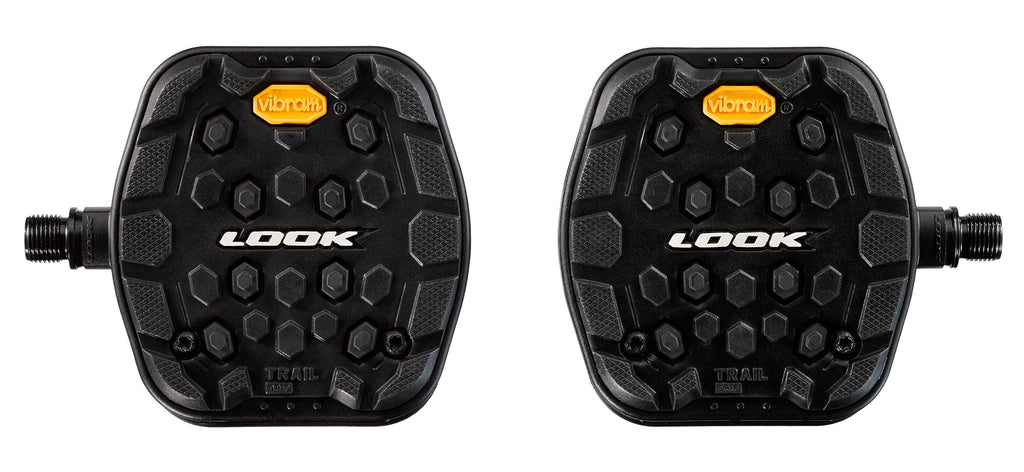 Look Cycle - Geo Trail Grip Bike Pedals - Flat Pedals - Reliability, Comfort And Durability - Slip-Proof Safety - Innovative Act