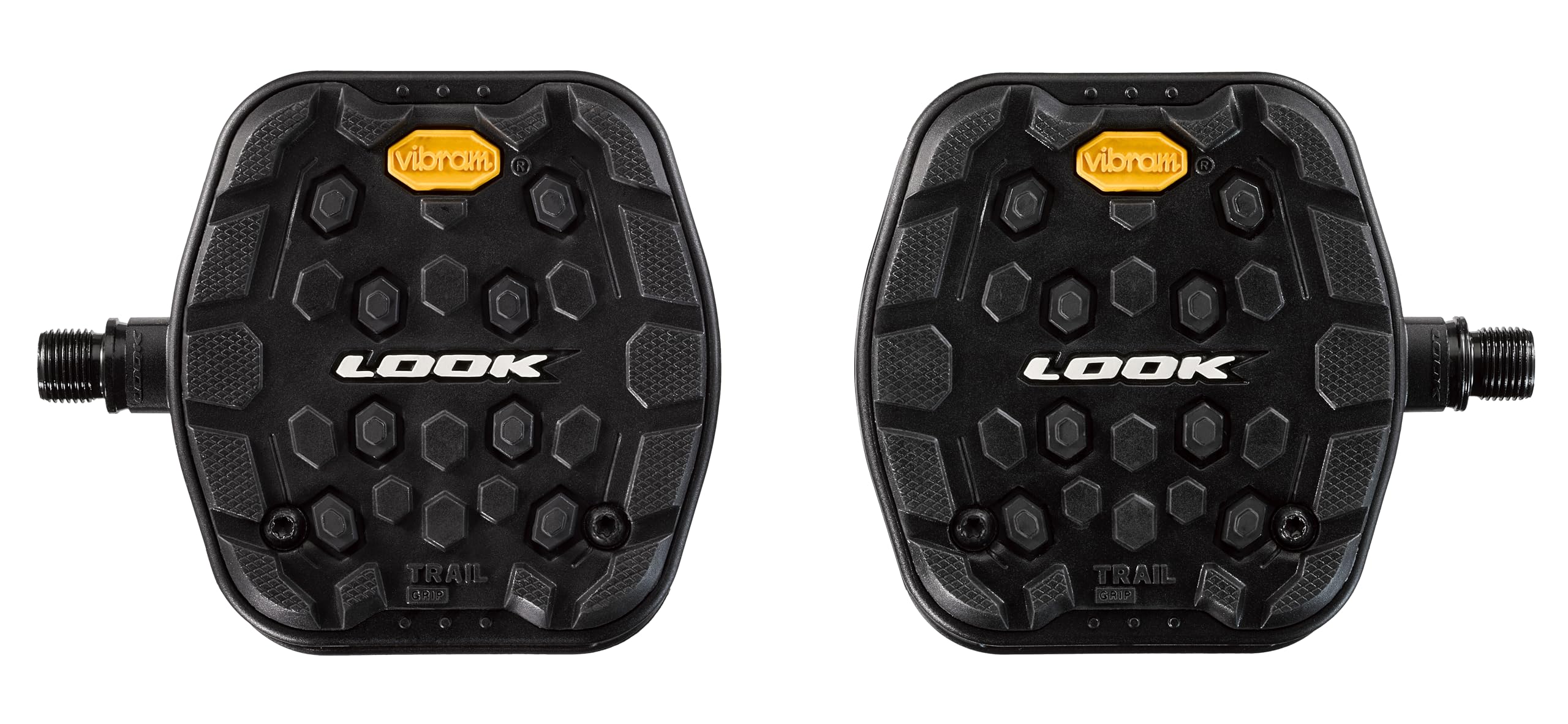 Look Cycle - Geo Trail Grip Bike Pedals - Flat Pedals - Reliability, Comfort And Durability - Slip-Proof Safety - Innovative Act