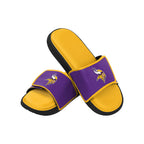 FOCO Minnesota Vikings NFL Mens Foam Sport Slide - M