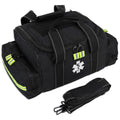 Lightning X Products Large EMT Medic First Responder EMS Tactical Trauma Bag With Dividers (Stealth Black)