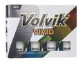 Volvik Vivid Golf Balls, Matte White (One Dozen)