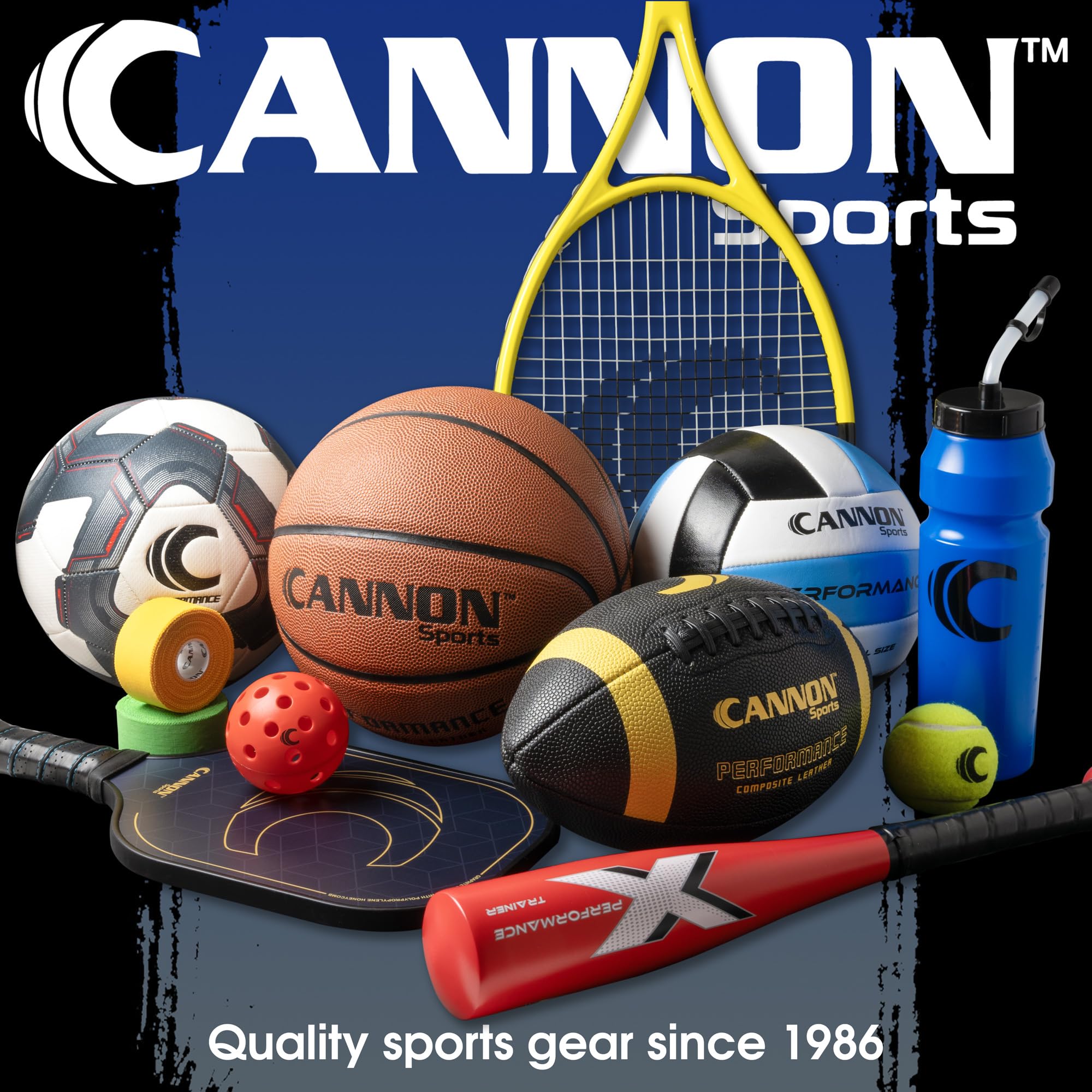 Cannon Sports Table Tennis Paddle - Unbreakable And Weather Resistant For Indoor/Outdoor (Royal Blue)