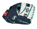 Rawlings MLB Team Logo Youth Glove Series, Seattle Mariners, 10