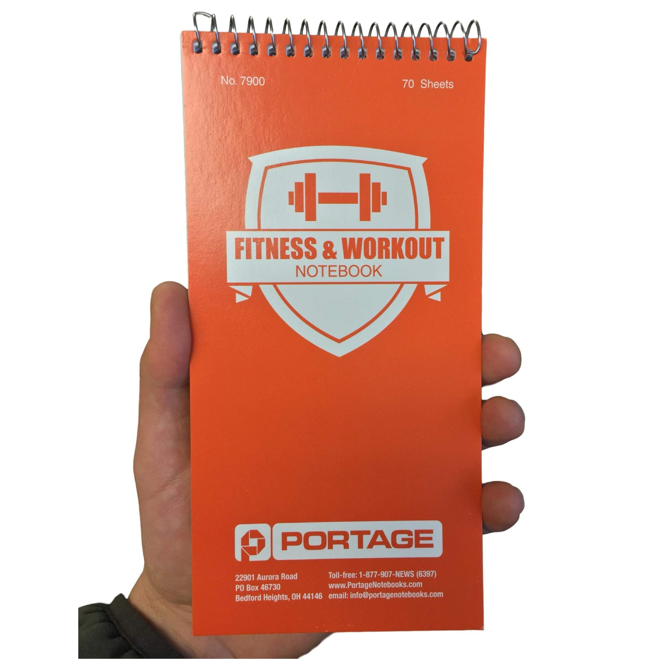 Fitness And Workout Notebook - 2023-24 Fitness Tracker Journal, Workout Log, Exercise & Weight Training Notebook Planner, Fitnes