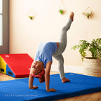 We Sell Mats Gymnastics Mat, Folding Tumbling Mat, Portable with Hook & Loop Fasteners